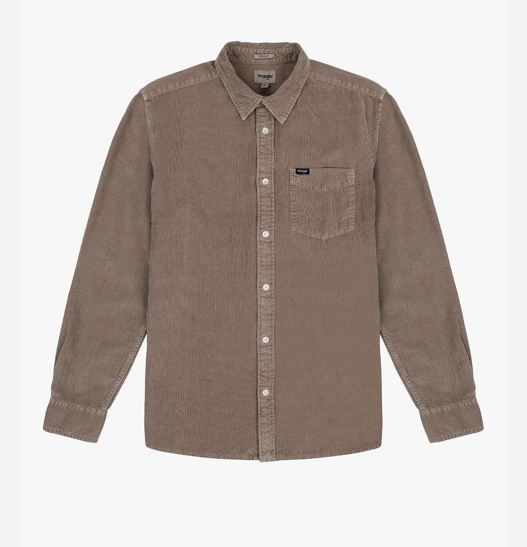 Wrangler Delicioso Brown Long Sleeve Shirt