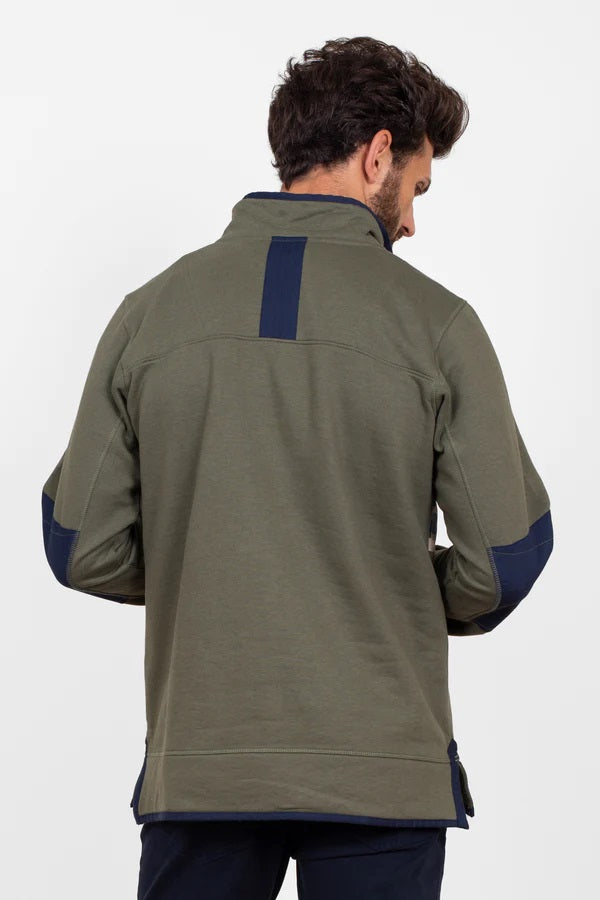 Stripe 1/4 Zip Sweat - MJ's Menswear Derry