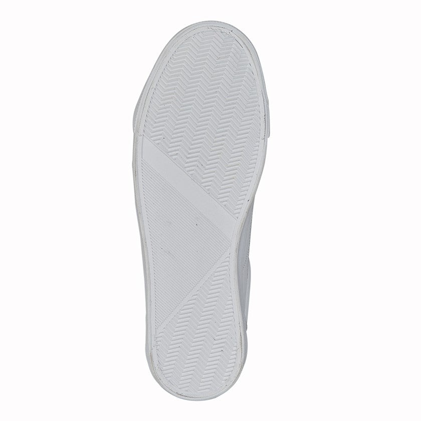 White Lace Up Trainer