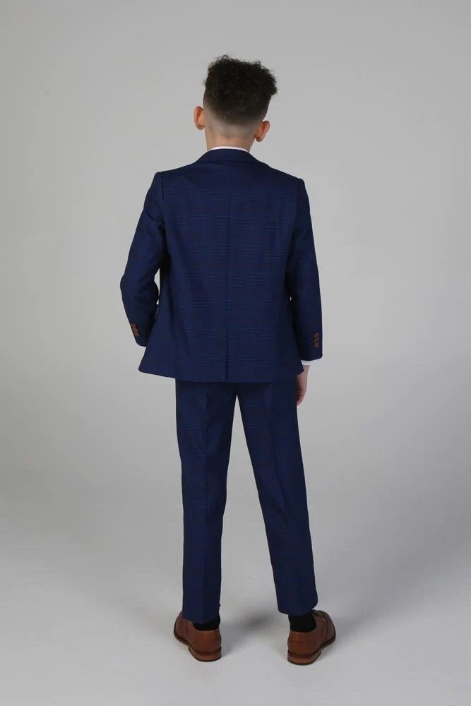 Alex Navy Boys 3 Piece Suit