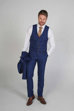 Load image into Gallery viewer, Alex Navy 3 Piece Suit
