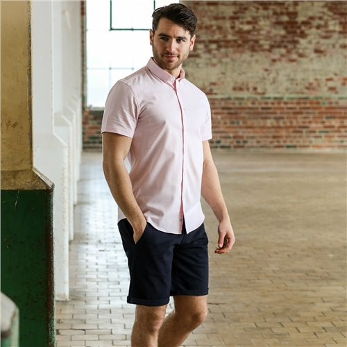 Brien Short Sleeved Shirt Pink
