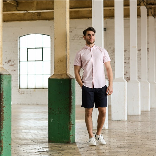 Brien Short Sleeved Shirt Pink