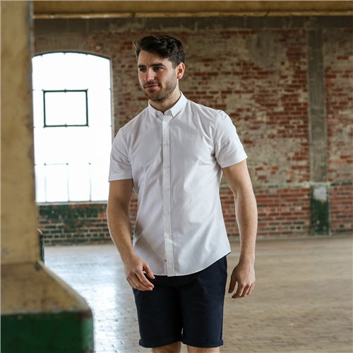 Brien Short Sleeved Shirt White
