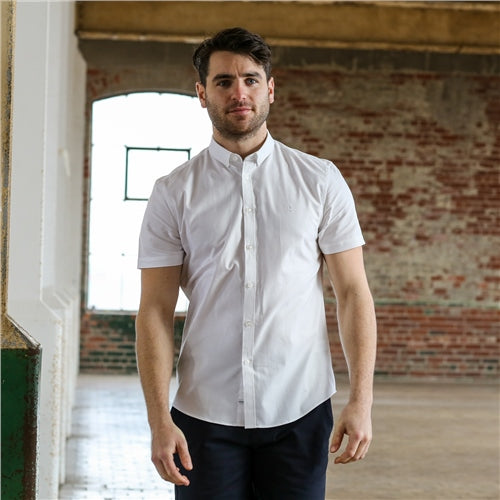 Brien Short Sleeved Shirt White