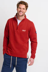 Burgandy 1/4 Zip Sweat