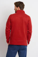 Burgandy 1/4 Zip Sweat