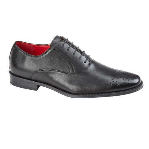 Burnsall Black Formal Shoe - MJ's Menswear Derry
