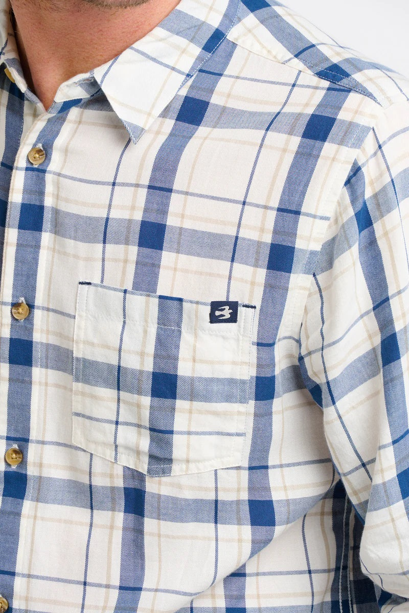 Cream Checked Shirt