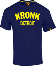 Load image into Gallery viewer, KRONK Detroit T Shirt Navy
