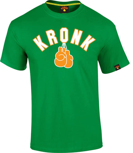 KRONK Gloves T Shirt Irish Green - MJ's Menswear Derry