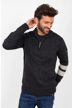 Load image into Gallery viewer, Grey Quarter Zip Jumper - MJ&#39;s Menswear Derry
