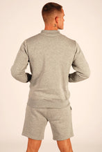 Load image into Gallery viewer, Kronk One Colour Gloves Zip Jacket with Towelling Applique Logo Sports Grey
