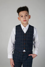 Load image into Gallery viewer, Hamleys Navy Boys 3 Piece Suit
