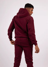 Load image into Gallery viewer, KRONK Detroit Applique Hoodie Regular Fit Maroon with White logo

