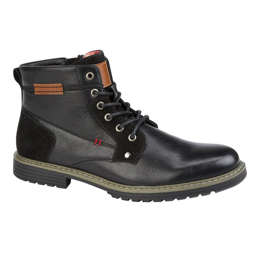 Milford Black Boot - MJ's Menswear Derry
