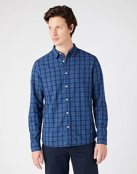 Wrangler Dark Indigo Non Pocket Shirt