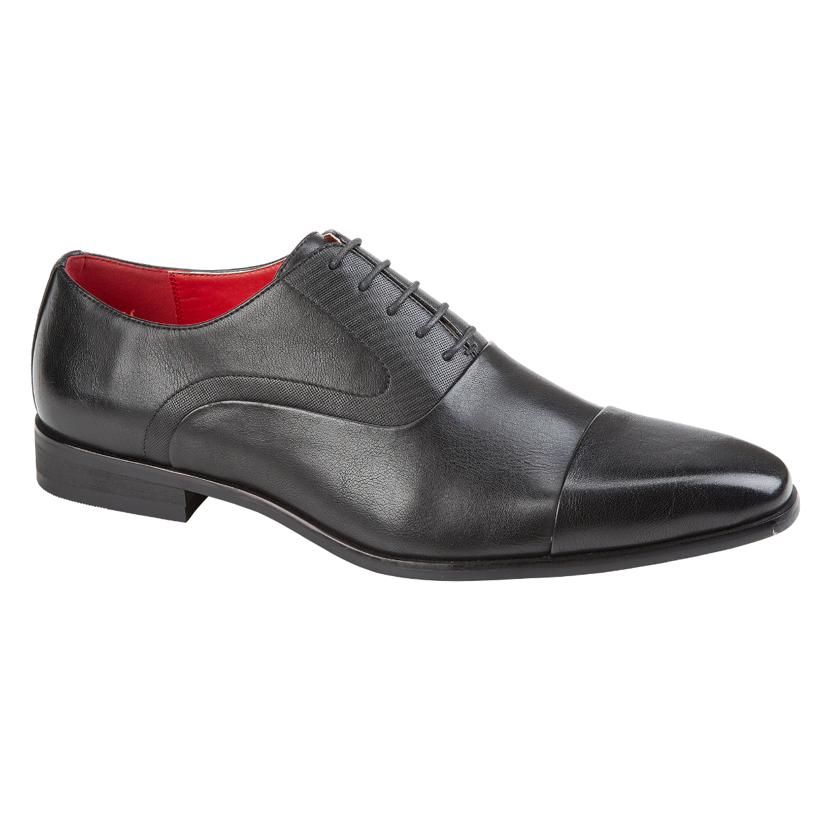 Norway Black Formal Shoe - MJ's Menswear Derry