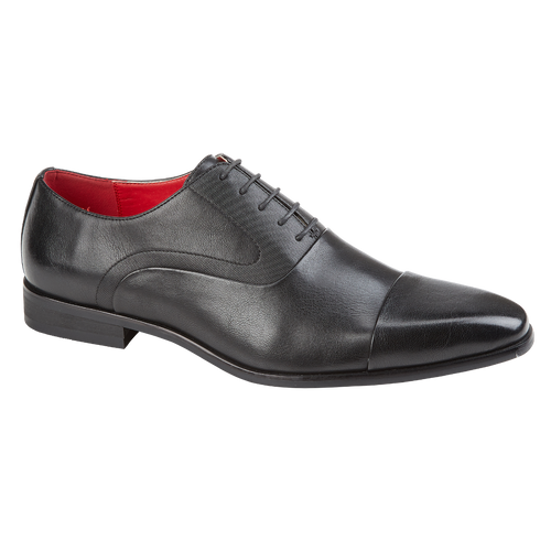 Norway Black Formal Shoe - MJ's Menswear Derry
