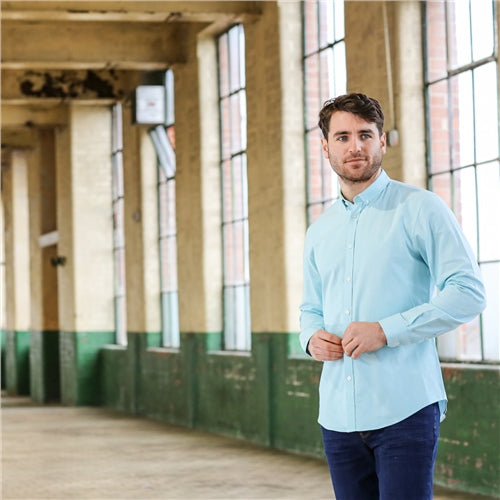 Oliver Oxford Shirt Green