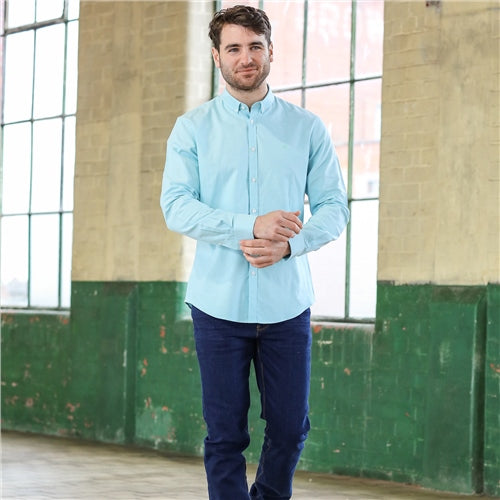 Oliver Oxford Shirt Green