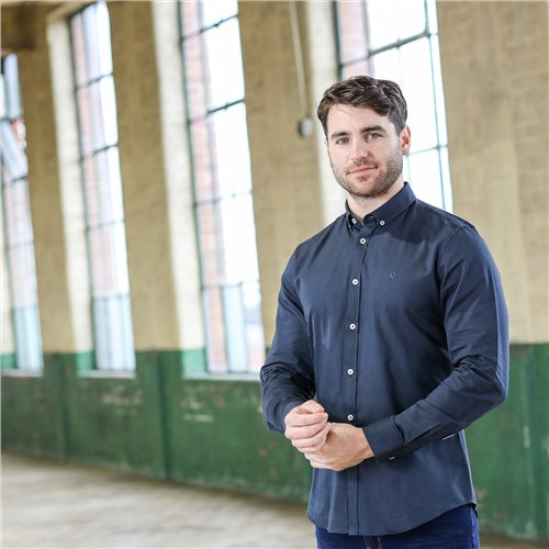 Oliver Oxford Shirt Navy