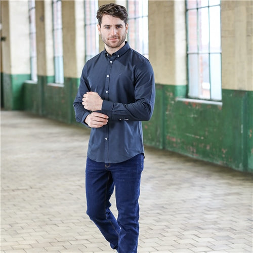 Oliver Oxford Shirt Navy
