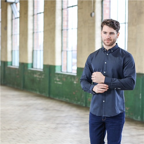 Oliver Oxford Shirt Navy