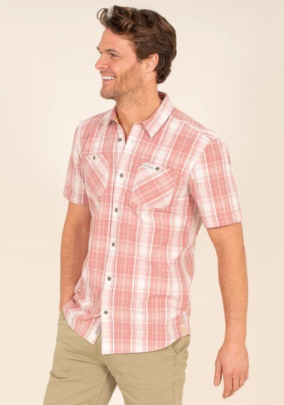 Pink Check Short Sleeved Shirt