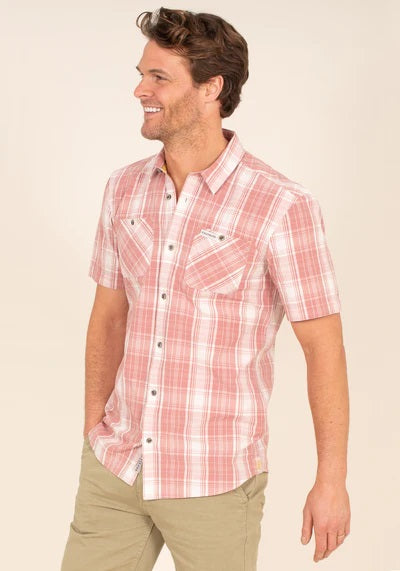 Pink Check Short Sleeved Shirt