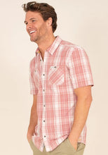 Load image into Gallery viewer, Pink Check Short Sleeved Shirt

