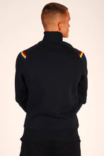 Load image into Gallery viewer, KRONK One Colour Gloves Quarter Zip Track Top Sweatshirt Navy - MJ&#39;s Menswear Derry
