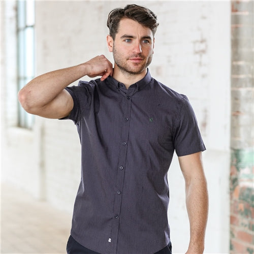 Rafferty Short Sleeved Shirt Navy