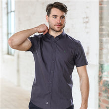 Load image into Gallery viewer, Rafferty Short Sleeved Shirt Navy
