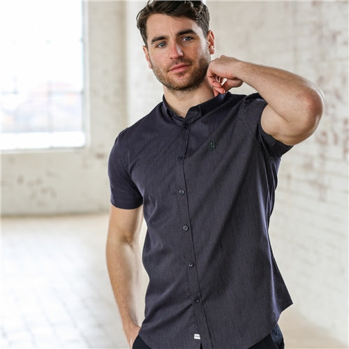 Rafferty Short Sleeved Shirt Navy