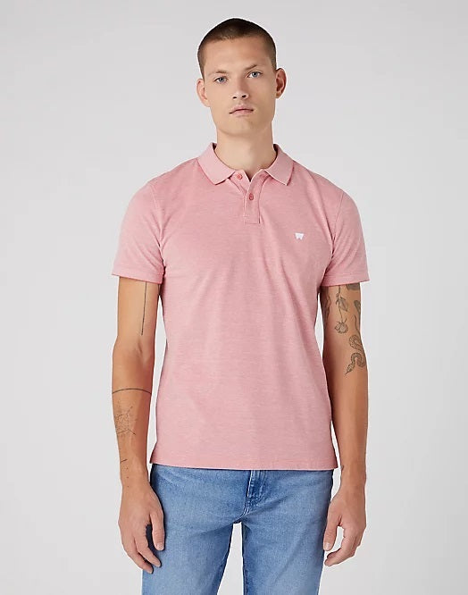 Wrangler Polo Shirt Faded Rose