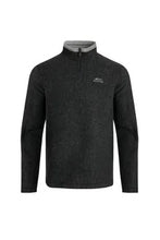 Load image into Gallery viewer, Rossten eco full zip grid fleece washed black
