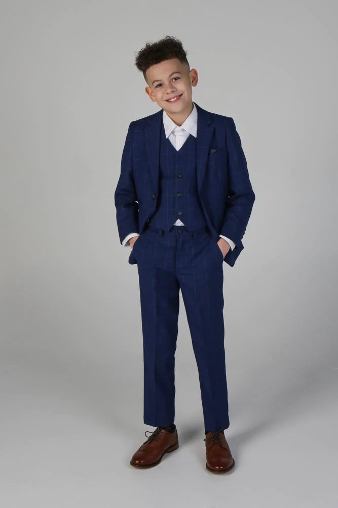 Rover Blue Boys 3 Piece Suit