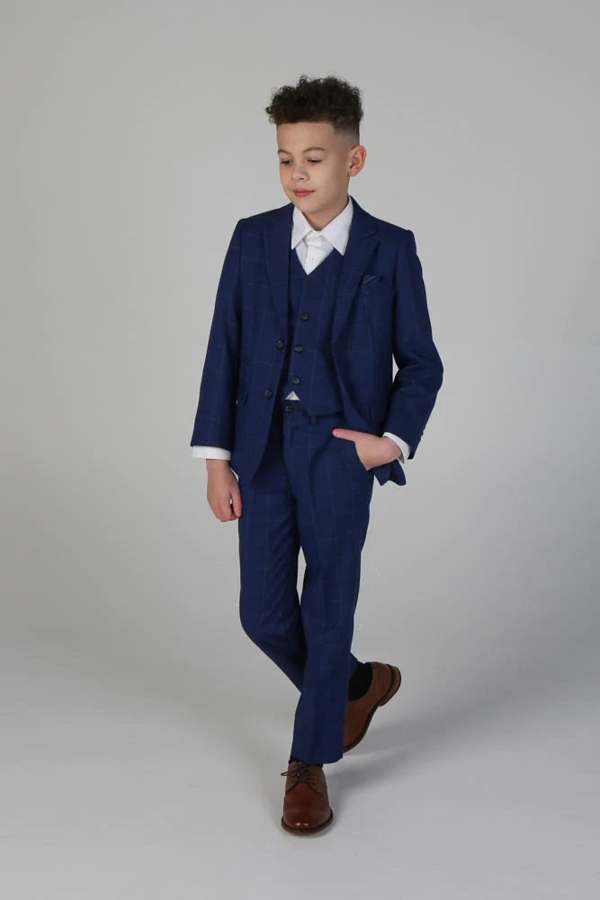 Rover Blue Boys 3 Piece Suit