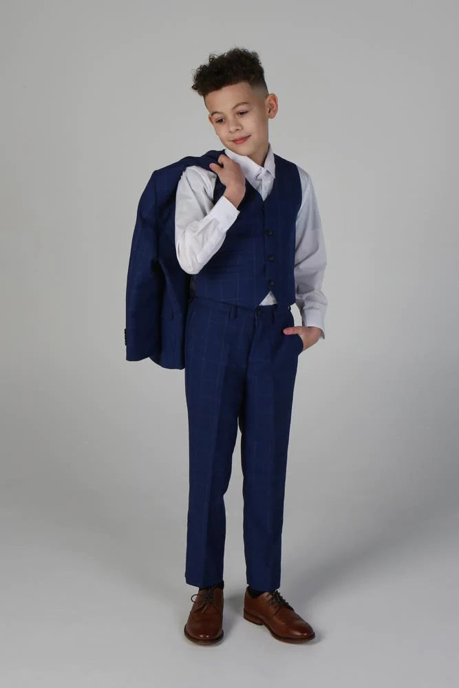 Rover Blue Boys 3 Piece Suit