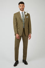 Load image into Gallery viewer, Tailored Fit Grey Heritage Windowpane Suit
