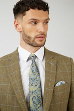 Load image into Gallery viewer, Tailored Fit Grey Heritage Windowpane Suit
