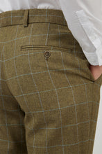 Load image into Gallery viewer, Tailored Fit Grey Heritage Windowpane Suit
