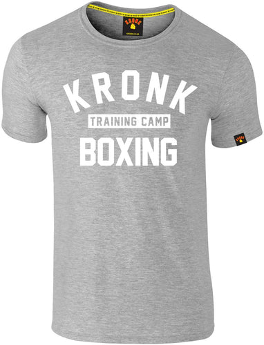 KRONK Training Camp Slim fit T Shirt Sports Grey - MJ's Menswear Derry
