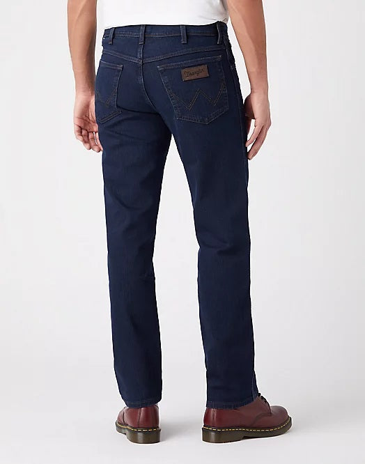 TEXAS LOW STRETCH IN BLUE BLACK DYE JEAN