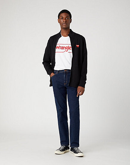 Wrangler White Tee logo