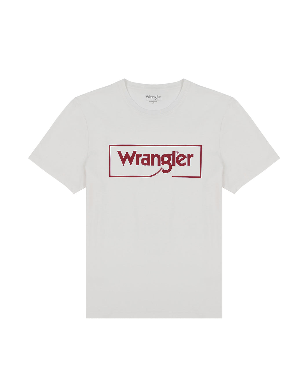 Wrangler White Tee logo